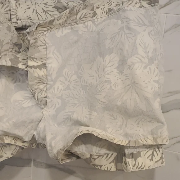 Kikit Jeans skorts size 14 floral tropical print - Picture 10 of 10